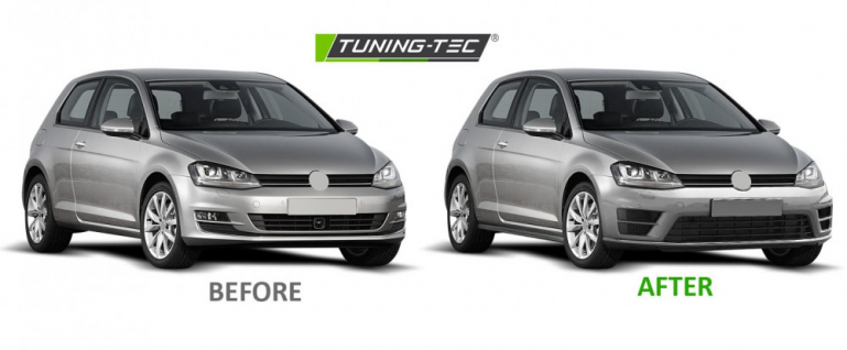 Upgrade Design Frontstoßstange für VW Golf 7 13-17 Lim./Variant mit PDC und SRA